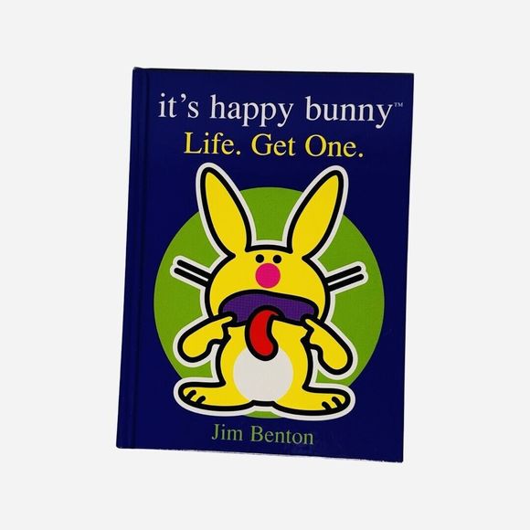 It's Happy Bunny Series: Life. Get One Hardcover by Jim Benton - Picture 2 of 8